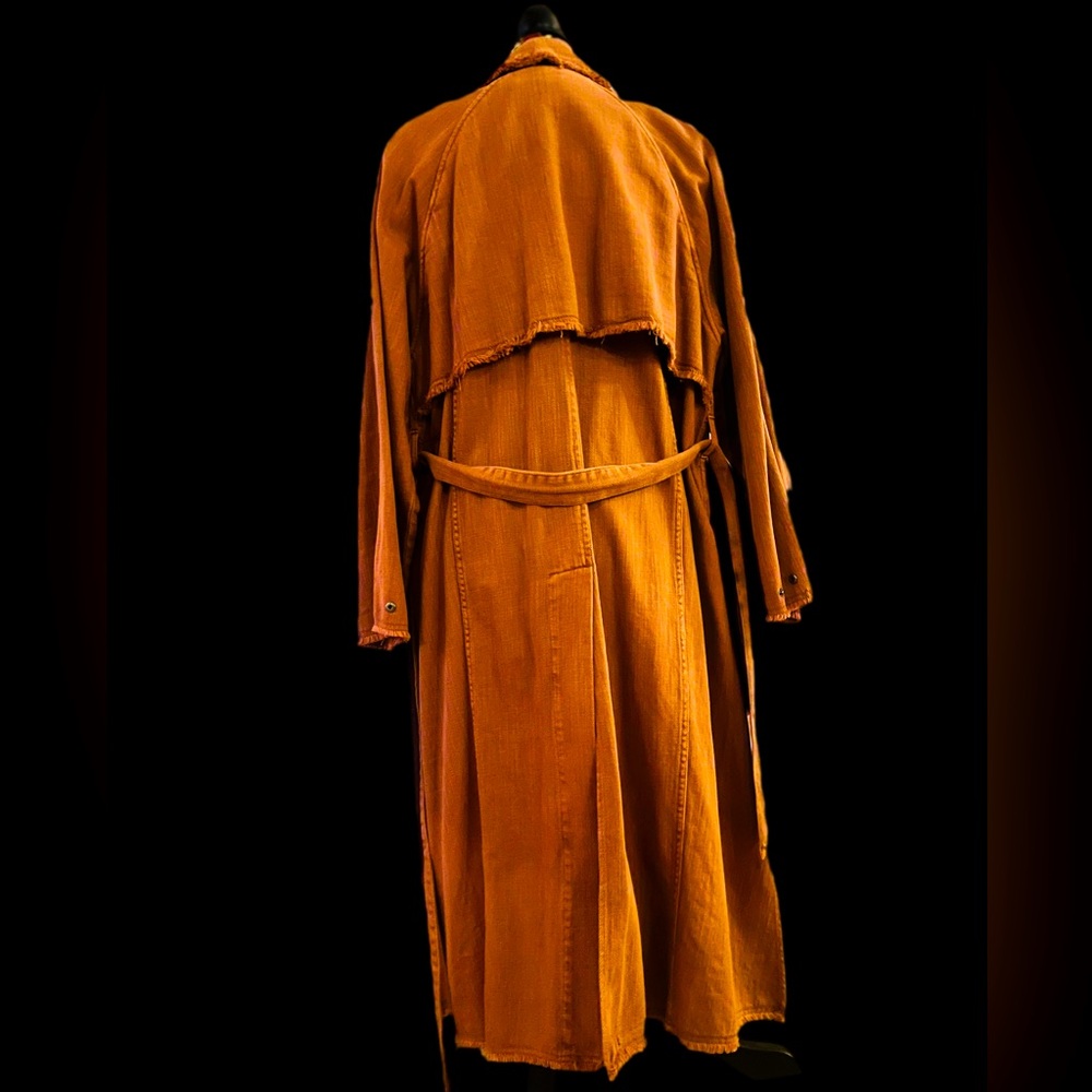 FREE PEOPLE cotton trenchcoat size XS/S Excellent condition! - Picture 4 of 8